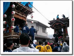 天王町と天神町の喧嘩囃子